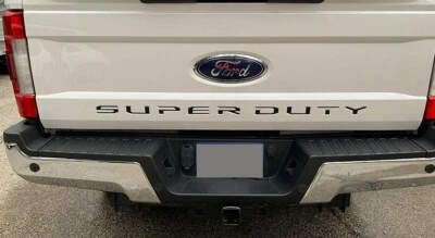 Tailgate Insert Letters Decal Vinyl for Ford F-250 F-350 Super Duty 2017-2021 - Image 1 of 4