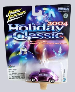 Johnny Lightning '66 VW BEETLE VOLKSWAGEN ORNAMENTS Purple 2004 Holiday Classic - Picture 1 of 15