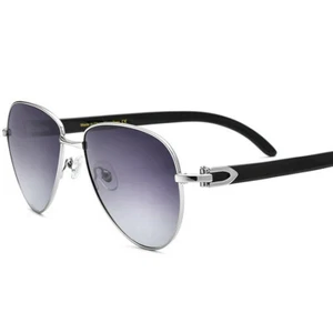 Luxury Natural Buffalo Horn Man Woman Eyeglass Aviator Sunglasses Glasses - Picture 1 of 22