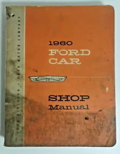 1960 Ford car shop manual - Foto 1 di 1