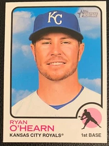 2022 TOPPS HERITAGE BASEBALL RYAN O'HEARN KANSAS CITY ROYALS #408 SP - Picture 1 of 2
