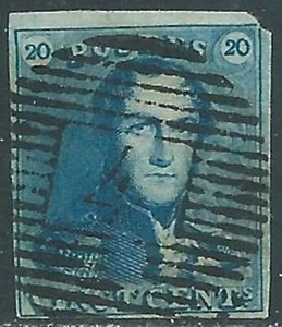 1849 BELGIO USATO LEOPOLDO I 20 CENT - RD34 - Picture 1 of 1