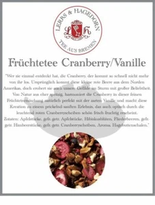 Té de Frutas Arándano/Vainilla 1KG - - Imagen 1 de 3