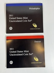 2011 US Mint Uncirculated Coin Set In Original Factory Sealed Box - Picture 1 of 12