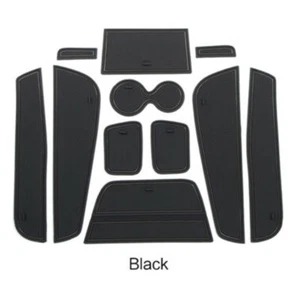 Gate Slot Mats fits Renault Captur 2013-2018 Rubber Interior Door Cup Holder Pad - Picture 1 of 13