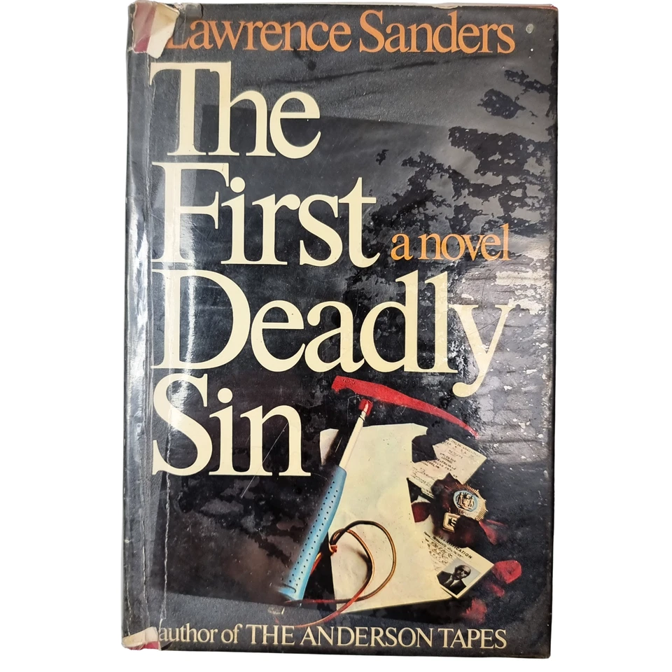 The First Deadly Sin Lawrence Sanders First Edition 1974 Publisher W H Allen - Image 1 of 4