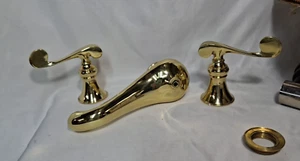 KOHLER K-16101-4-PB Lavatory Faucet, Scroll Lever handle Polished Revival, PARTs - Picture 1 of 9
