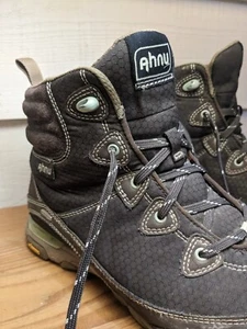 AHNU Wanderschuhe Damen 9,5 braun Knöchel Vibram Gorpcore wasserdicht 40,5 - Bild 1 von 10