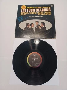 Vee-Jay The Four Seasons 1965' "Recorded Live On Stage" Vee-Jay 1154 Vinyl LP VG - Picture 1 of 8