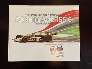 Programma di gara automobilistica USAC Milwaukee Mile Indy 1975 - Foto 1 di 12