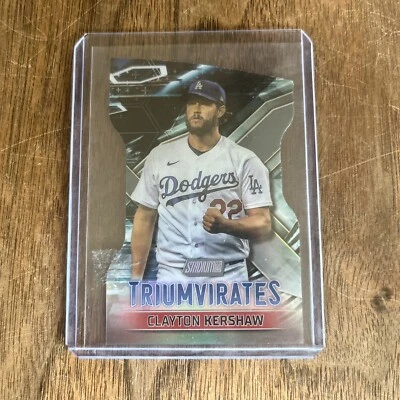 Clayton Kershaw 2023 Topps Stadium Club - Triumvirates #T-24 - Image 1 of 2