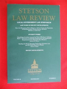 Stetson Law Review Winter 2010, Volume 39, Number 2 ~ Stetson College of Law - Picture 1 of 1