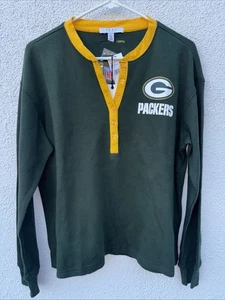Camisa Wear By Erin Andrew’s Green Bay Packers para mujer tejida waffle XL NUEVA CON ETIQUETAS PRECIO DE VENTA SUGERIDO POR EL FABRICANTE $65 - Imagen 1 de 7