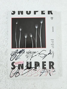 SNUPER Blossom Signed Promo Album Autographed 5th Mini Kpop damaged [US SELLER] - Picture 1 of 16