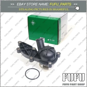 INA Thermostat Housing Assy 06E121111G For Audi A4 B7 A6 C6 A8 D3 Q5 2.4L 3.2L - Picture 1 of 6