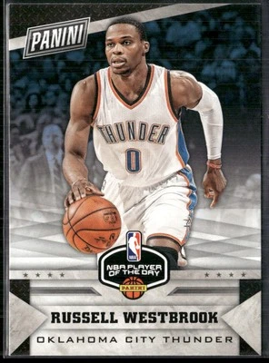 Russell Westbrook 2016-17 Panini NBA Player of the Day #24 - Image 1 of 2