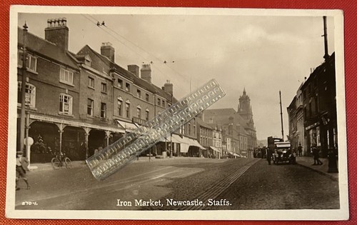 NEWCASTLE UNDER LYME , IRON MARKET NR STOKE ON TRENT, STAFFORDSHIRE RP ...