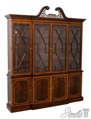70176: COUNCILL CRAFTSMEN Large 4 Door Mahogany Breakfront Bookcase - Image 1 of 4