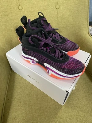 Nike Air Jordan 6Y XXXVI Negro Infrarrojo Púrpura 36 Primera Luz Nuevo en Caja Foto 1 de 4