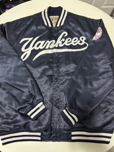 1996 New York Yankees Satin Jacket Mitchell & Ness 48 XL gift Dimaggio Jeter - Picture 1 of 17