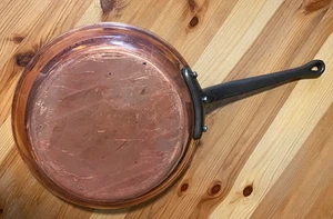 Mauviel 10" Copper Frying Pan w/ Cast Iron Handle - Made in France - Picture 1 of 5