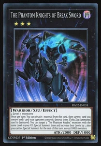 The Phantom Knights of Break Sword - RA02-EN035 - Super Rare 1st Edition Yugioh - Picture 1 of 1
