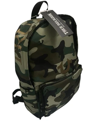 Bolso Mochila True Religion Camuflaje Verde Foto 1 de 4