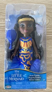 Jakks Disney The Little Mermaid Petite Tamika 6" Fashion Doll w/ Hair Brush 2023 - Picture 1 of 3
