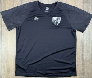 Camiseta de fútbol Umbro Manchester FC MCMXXIV negra bordada talla grande - Imagen 1 de 9