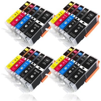 MARKENLOS 20 cartucce stampante per Canon PIXMA TR7650 TR8650 TS6250 TS6251