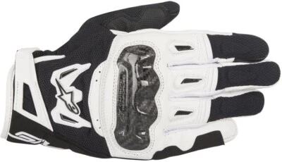 Guantes De Moto Alpinestars SMX2 Air Carbon V2 De Verano Negro-Blanco - Imagen 1 de 3