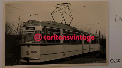 TW 1105 Li 24 Leipzig Gohlis Nord I historisches Straßenbahn Foto - Bild 1 von 2