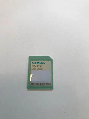 Siemens Simatic S7 MMC Type: 6ES7 953-8LJ11-0AA0 / 512KB Very Good Condition - Image 1 of 2