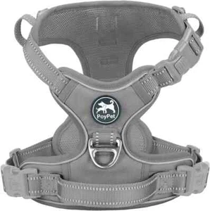 PoyPet No Pull Dog Harness - No Choke Front/Back Clip Reflective Vest,Adjustable - Picture 1 of 8
