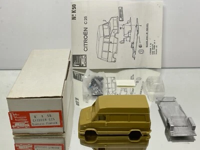 MVI K50 CITROEN C25 SURELEVE POMPIER -1:43- UNBUILT RESIN KIT IN BOX - Photo 1/4