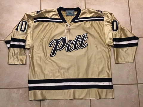 University of Pittsburgh Pitt Panthers Hockey Jersey Mens Size 52 #10 Cover