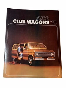 1975 Ford Club Custom Chateau Wagon E Series Truck Sales Brochure Specs Original - Picture 1 of 2
