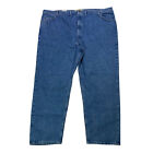 Wrangler Authentics Relaxed Fit Mens Size 54 X 30 Light Wash Denim Jeans