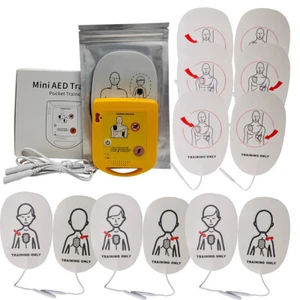 Mini DAE Trainer Emergenza Primo Soccorso Dispositivo Automatico + 6 paia di Pad - Foto 1 di 8