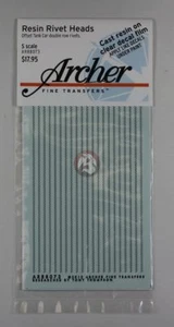 Archer Fine Transfers S-Scale (1/64) Offset Tank Car Double-Row Rivets AR88073 - Picture 1 of 1