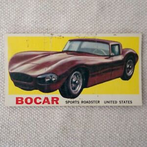 1961 Topps Sportwagen #30 BOCAR - Sport Roadster - USA
