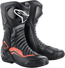Alpinestars SMX-6 V2 Boots - 2223017-1130-47 Black/Gray/Red Fluo Size 12