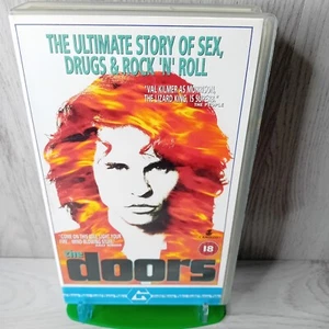 THE DOORS VAL KILMER VHS - RARE RETRO MOVIE TAPE - Picture 1 of 4