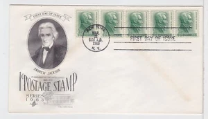 TurtlesTradingPost- Andrew Jackson 1 Cent- 1963 #1209 FDC Artcraft- Unaddressed - Picture 1 of 1