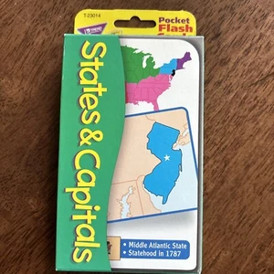 Flash cards- States and Capitals T-23014 - Picture 1 of 2