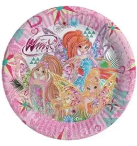 10 piatti feste tema Winx 18cm diametro - Imagen 1 de 1