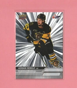 2023-24 Upper Deck CHL Hockey ADRIAN REBELO Star Rookie Silver Outburst #377 - Picture 1 of 2