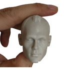 1/6 Scale Male Soldier Unpainted Head Model Blank Sculpt Fit 12'' Figure Body