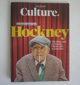 THE SUNDAY TIMES CULTURE MAGAZINE 30th March 2025 30/3/25 David Hockney - Picture 1 of 4