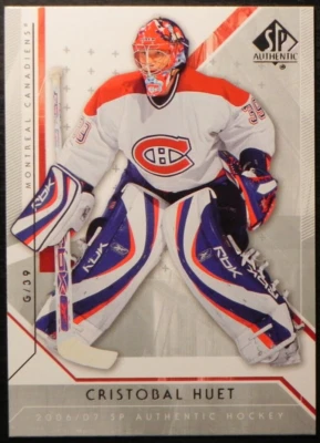 2006-07 06/07 SP Authentic #50 Cristobal Huet Montreal Canadiens - Image 1 of 2